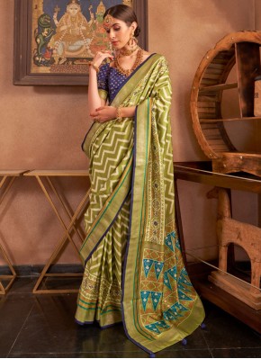 Absorbing Silk Party Contemporary Saree