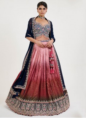 Angelic Embroidered Jacquard Readymade Lehenga Choli