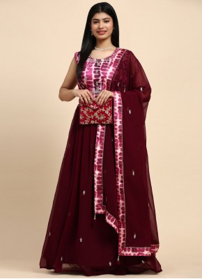 Appealing Embroidered Ceremonial Readymade Lehenga