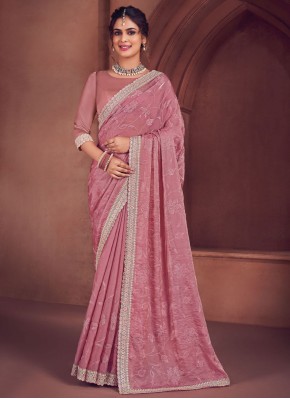 Aristocratic Art Silk Sequins Designer Saree