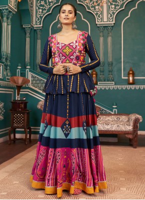 Aristocratic Mirror Multi Colour Readymade Lehenga Choli