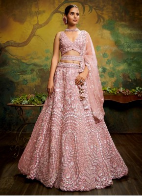 Artistic Net Designer Lehengha Choli in Bridal for