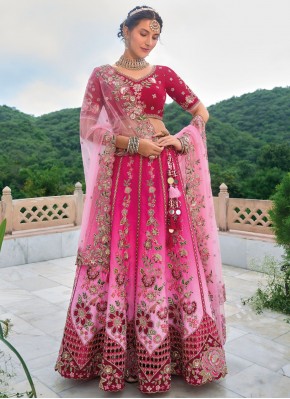 Astounding Rani Silk Trendy Lehenga Choli