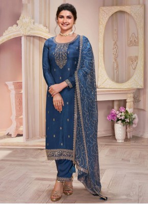 Attractive Morpeach  Ceremonial Trendy Salwar Kameez