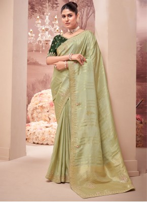 Attractive Organza Designer Saree