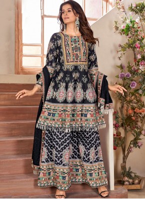 Beckoning Black Party Readymade Salwar Kameez