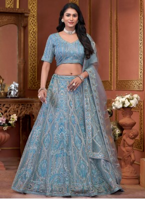 Bedazzling Net Wedding Trendy Lehenga Choli