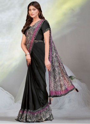 Black Ceremonial Trendy Saree