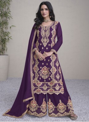 Blooming Zari Chinon Designer Salwar Kameez