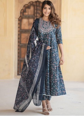 Breathtaking Cotton Readymade Anarkali Salwar Suit