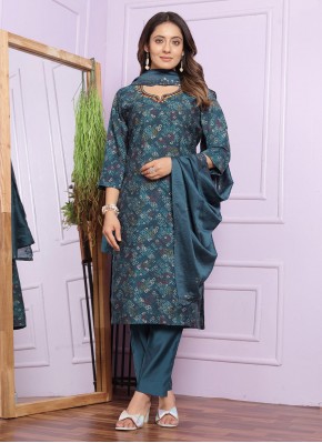 Brilliant Silk Party Salwar Suit