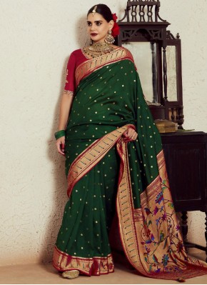 Brilliant Weaving Party Trendy Saree