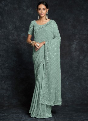 Celestial Embroidered Classic Saree