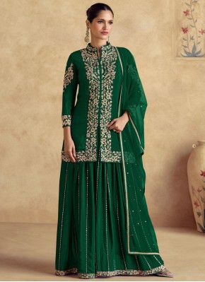 Celestial Silk Palazzo Salwar Suit