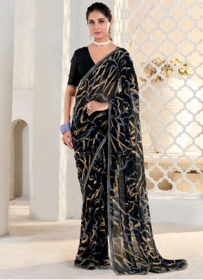 Cherubic Georgette Festival Trendy Saree