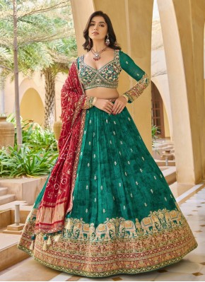 Chiffon Designer Lehengha Choli for Bridal