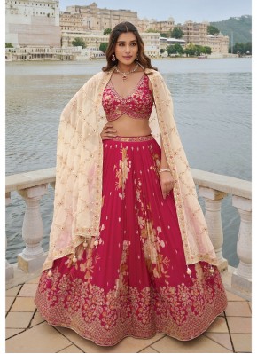 Chiffon Designer Readymade Lehngha Choli for Engagement