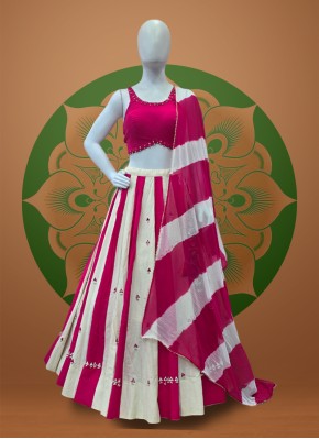 Chiffon Sleeveless Chaniya Choli for Navratri