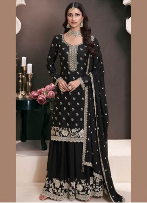 Chinon Black Salwar Kameez