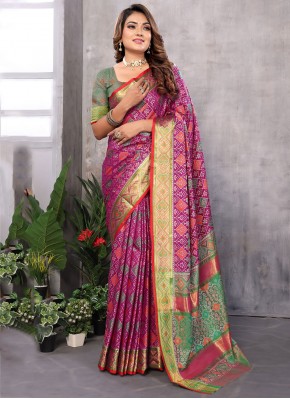 Competent Patola Silk  Festival Trendy Saree