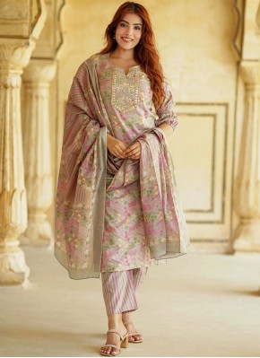 Cotton Beige Trendy Salwar Kameez