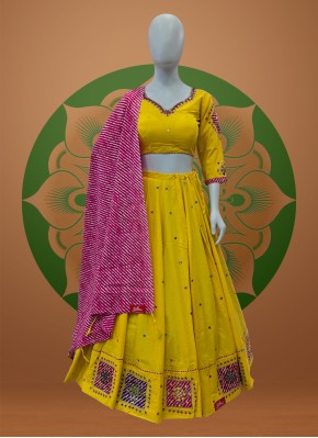 Cotton Garba Wear Chaniya Choli for Navratri