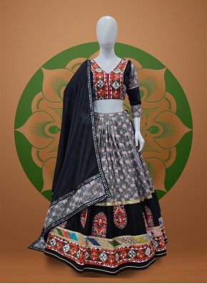 Cotton Traditional Print Navratri Chaniya Choli for Navratri