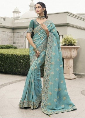 Cute Weaving Tussar Silk Contemporary Saree