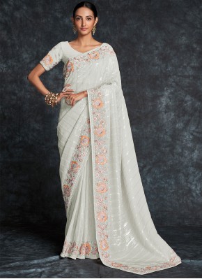 Delectable Georgette Contemporary Saree