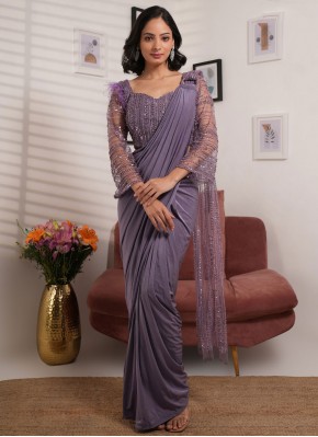 Delectable Lycra Trendy Saree