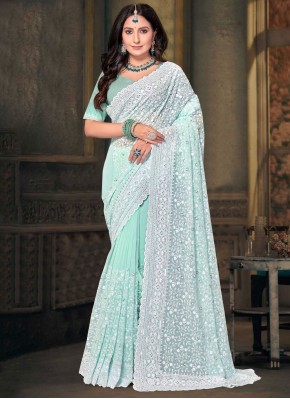 Delectable Sequins Festival Traditional Saree