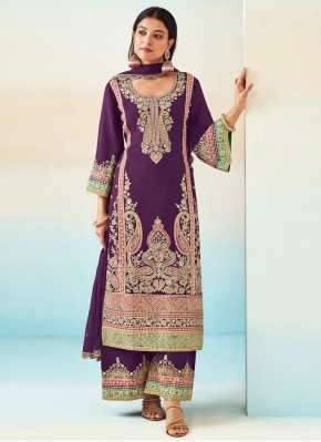 Desirable Sequins Party Readymade Salwar Suit