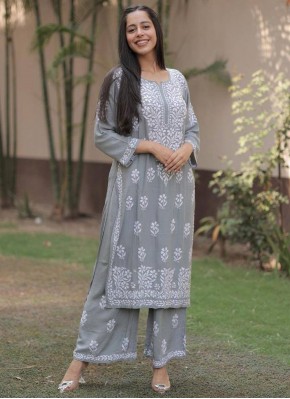 Distinctive Embroidered Rayon Designer Kurti