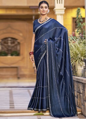 Distinctively Crystal Ceremonial Trendy Saree