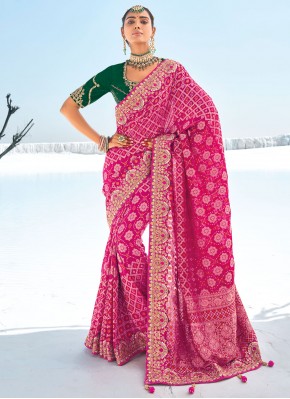 Distinguishable Weaving Engagement Trendy Saree