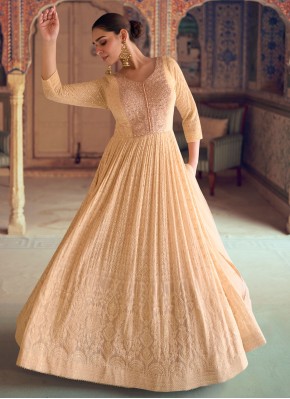 Divine Pure Georgette Reception Readymade Trendy Gown