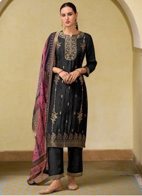 Elegant Jacquard Readymade Salwar Kameez