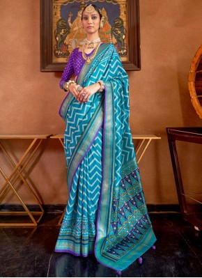 Elegant Patola Print Trendy Saree