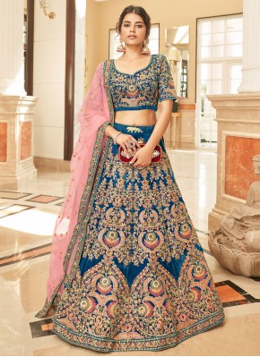 Enticing Sequins Velvet Trendy Lehenga Choli