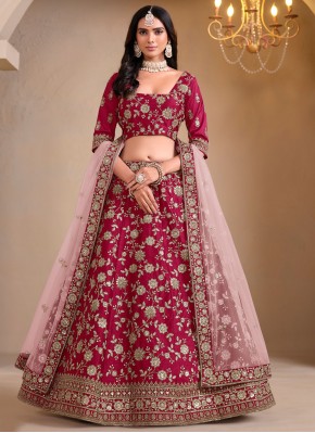 Epitome Embroidered Art Silk Designer Lehenga Choli