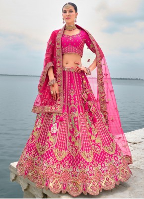 Especial Silk Rani Embroidered Lehenga Choli