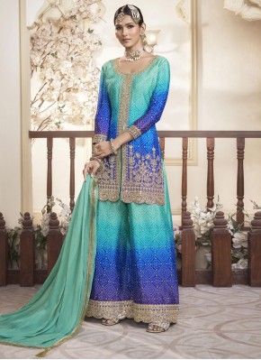 Exceptional Zari Trendy Salwar Kameez