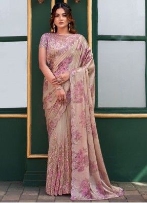 Exotic Brown Contemporary Saree