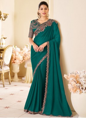 Eye-Catchy Embroidered Designer Saree