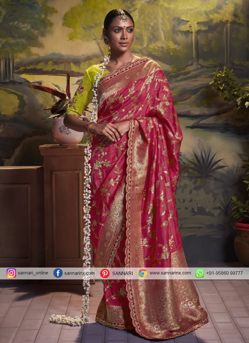 Fabulous Weaving Contemporary Saree