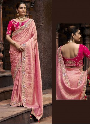 Fine Embroidered Sangeet Traditional Saree