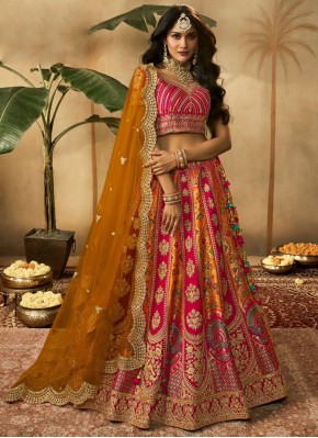 Flawless Banarasi Silk Wedding Designer Lehenga Ch