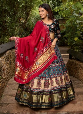 Gajji Silk Designer Readymade Lehngha Choli for Navratri