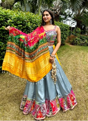 Gajji Silk Designer Readymade Lehngha Choli for Party