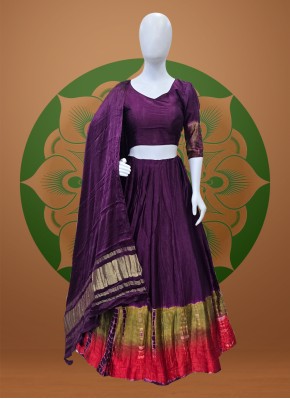 Gajji Silk Garba Wear Chaniya Choli for Navratri